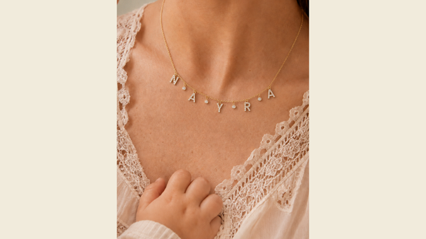 Diamond Letter Necklace