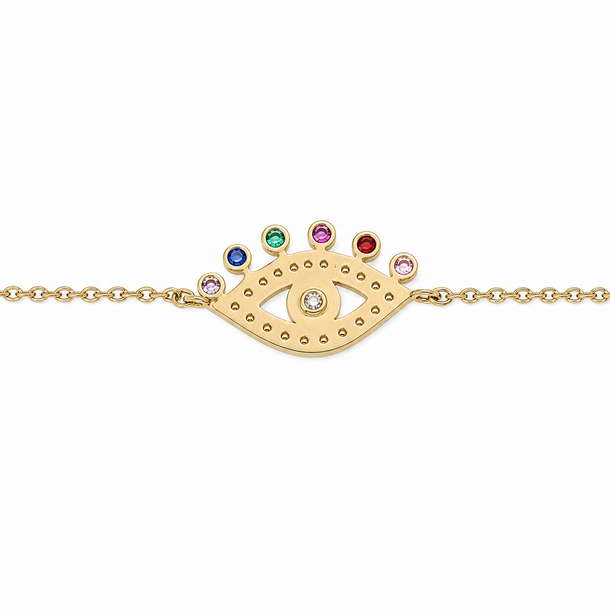 Evil Eye Diamond Bracelet