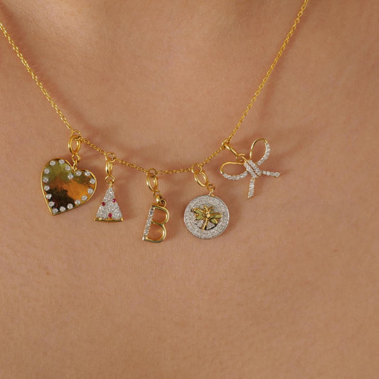 Bowknot Diamond Charm