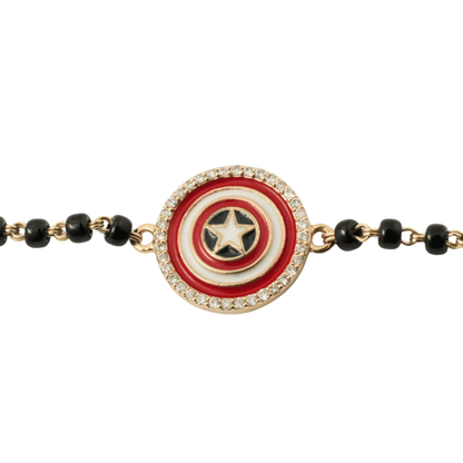 Captain America Kids Nazariya Diamond Bracelet