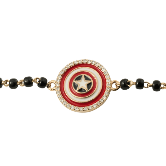 Captain America Kids Nazariya Diamond Bracelet