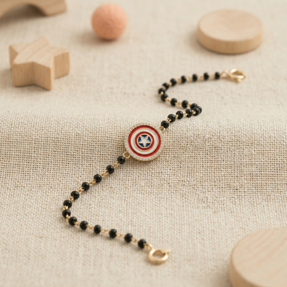 Captain America Kids Nazariya Diamond Bracelet