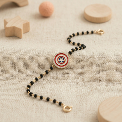 Captain America Kids Nazariya Diamond Bracelet