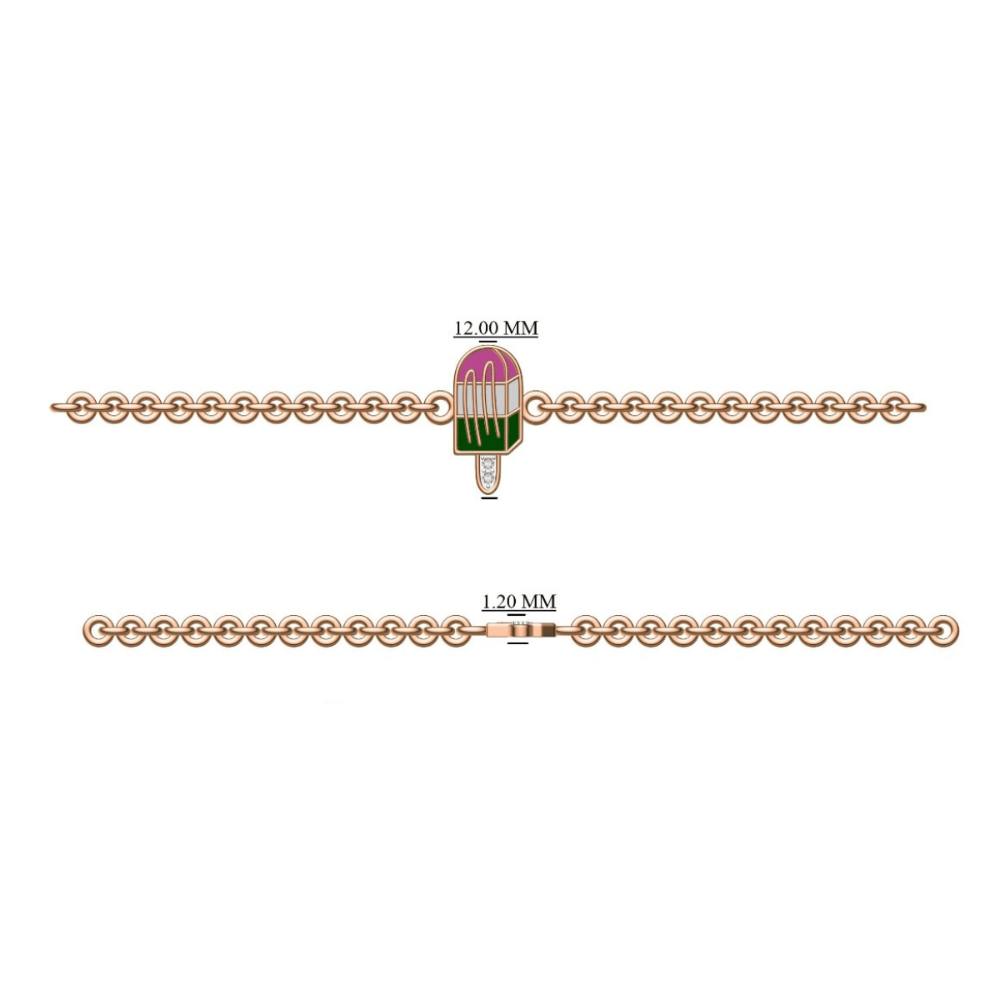 Ice-cream Kids Nazariya Diamond Bracelet