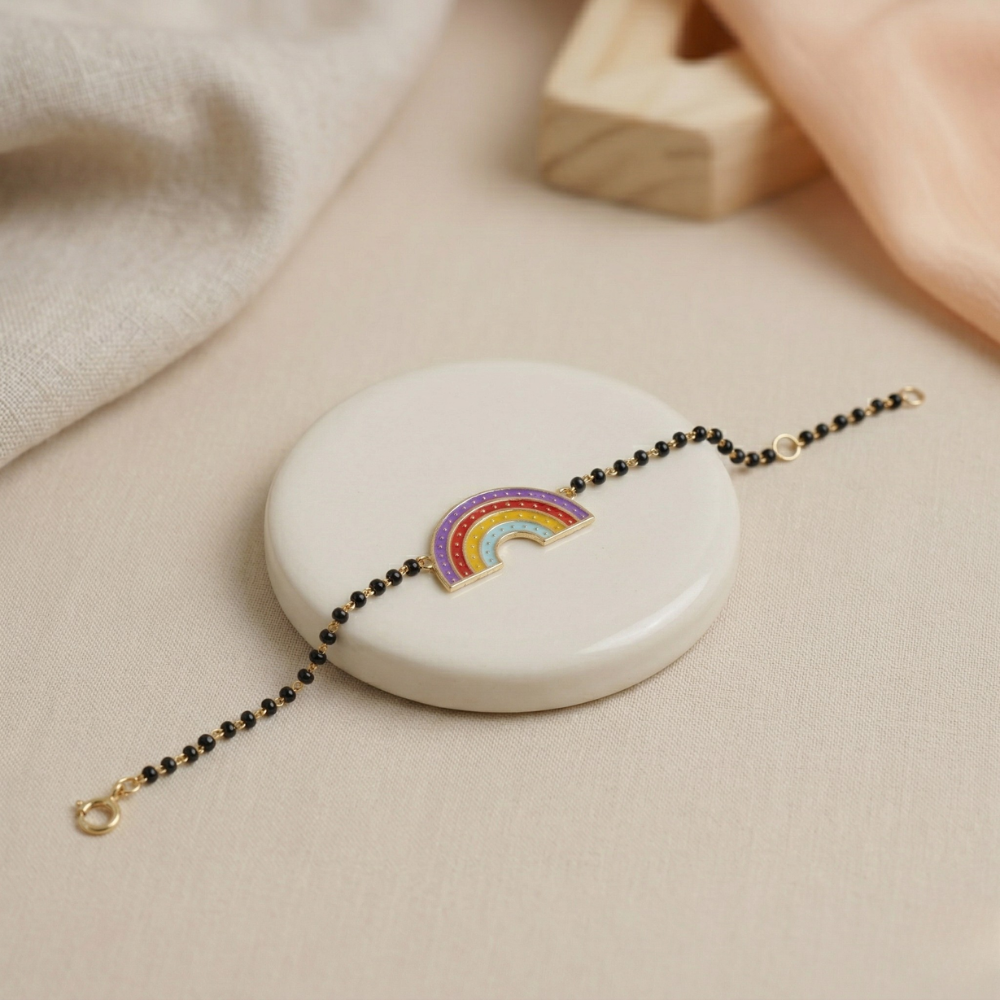 Multi Colour Rainbow Kids Nazariya Bracelet