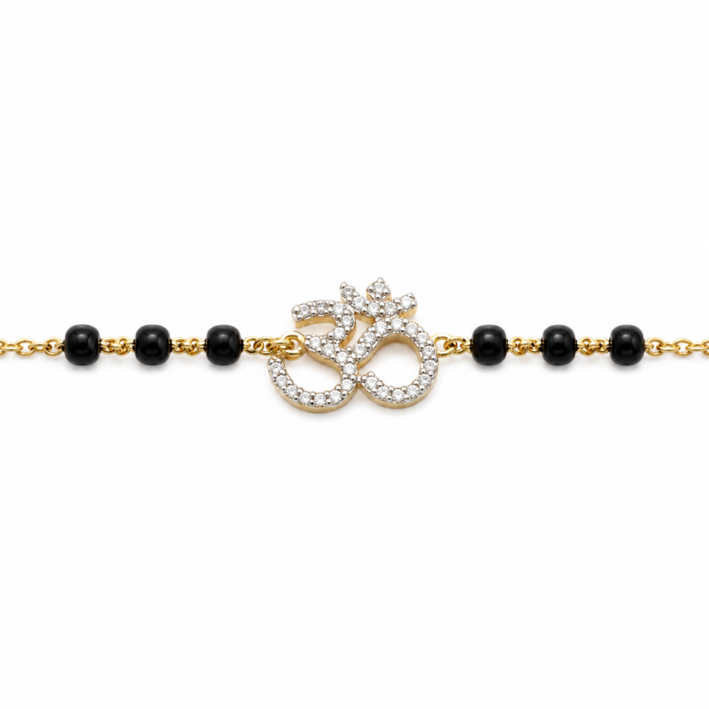 Om Charm Diamond Kids Nazariya Bracelet