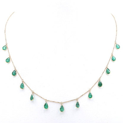 Emerald Drop Necklace