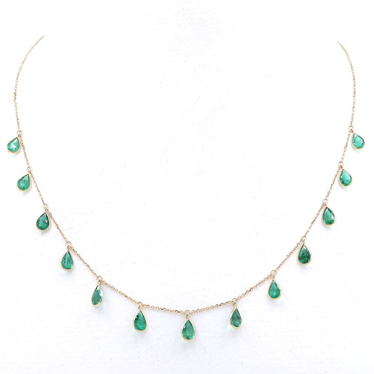 Emerald Drop Necklace