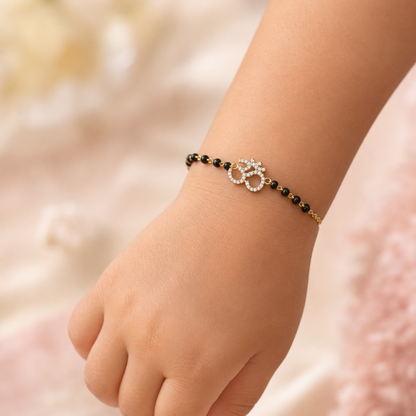 Om Charm Diamond Kids Nazariya Bracelet