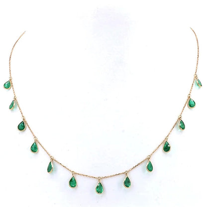 Emerald Drop Necklace