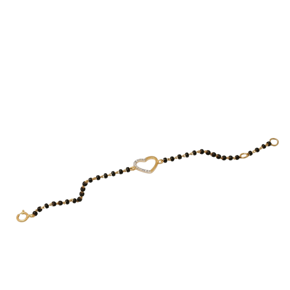 Hollow Heart Kids Nazariya Diamond Bracelet