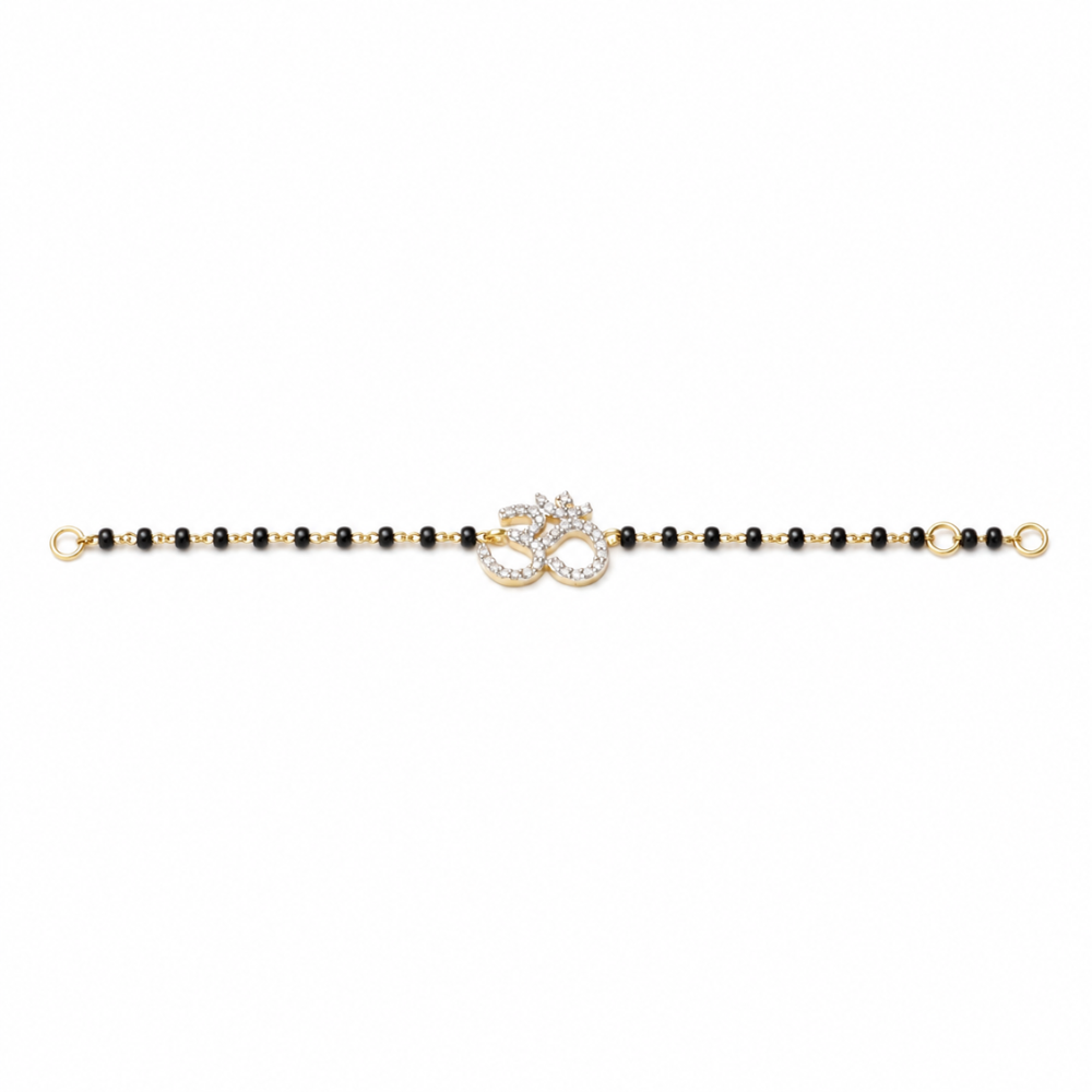 Om Charm Diamond Kids Nazariya Bracelet