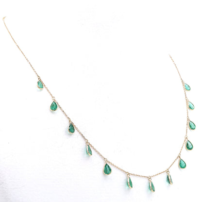 Emerald Drop Necklace