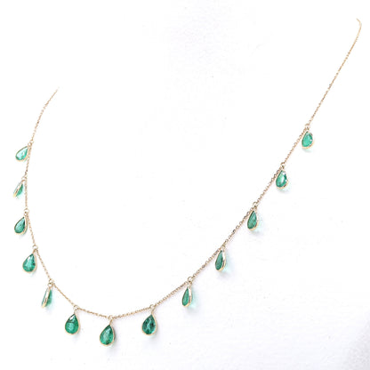 Emerald Drop Necklace
