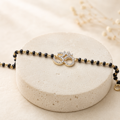 Om Charm Diamond Kids Nazariya Bracelet