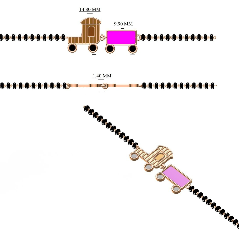 Train Kids Nazariya Diamond Bracelet
