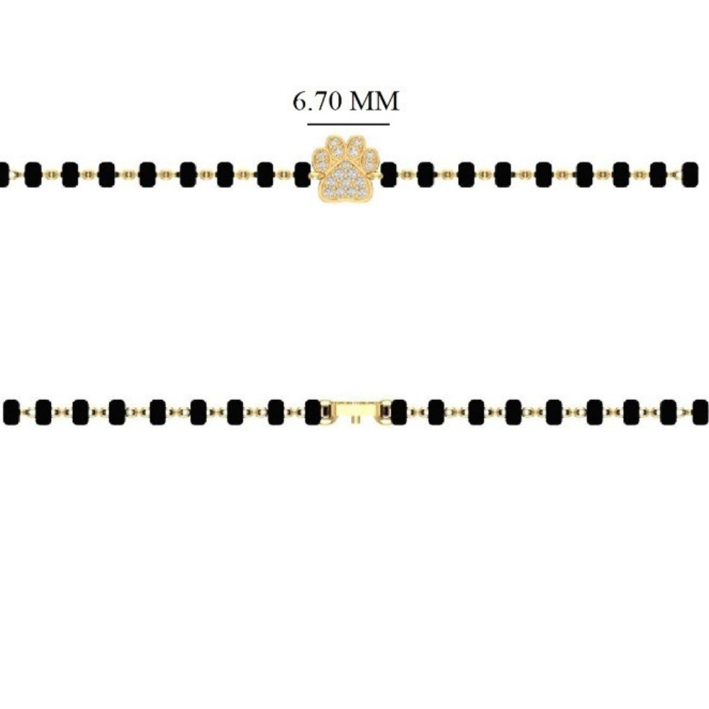 Paw Charm Kids Nazariya Diamond Bracelet
