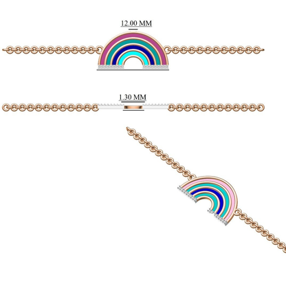 Rainbow Kids Nazariya Diamond Bracelet