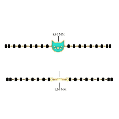 Cat Charm Kids Nazariya Diamond Bracelet