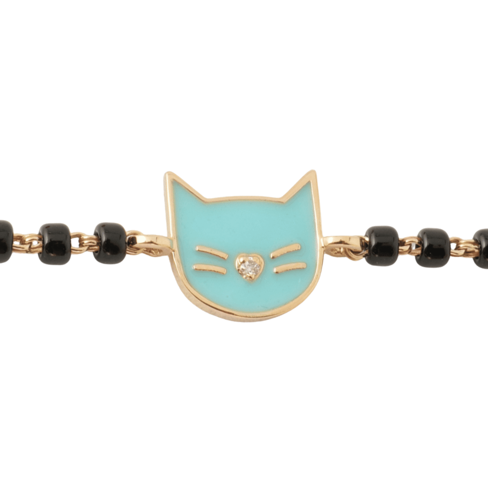 Cat Charm Kids Nazariya Diamond Bracelet