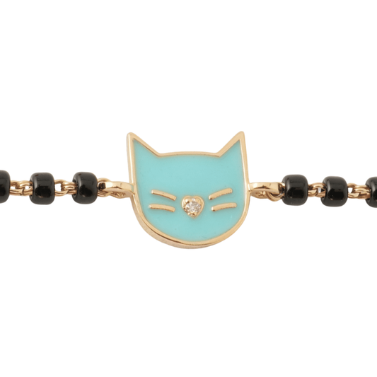 Cat Charm Kids Nazariya Diamond Bracelet