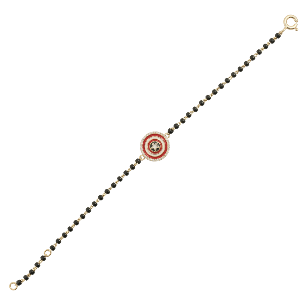 Captain America Kids Nazariya Diamond Bracelet