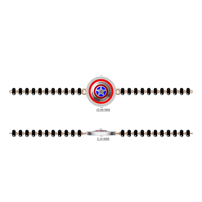 Captain America Kids Nazariya Diamond Bracelet