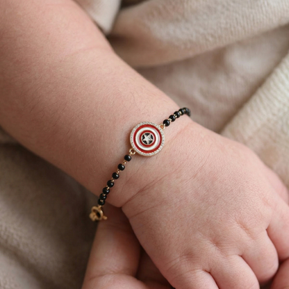 Captain America Kids Nazariya Diamond Bracelet