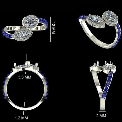 Toi et Moi Diamond Ring