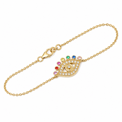Evil Eye Diamond Bracelet