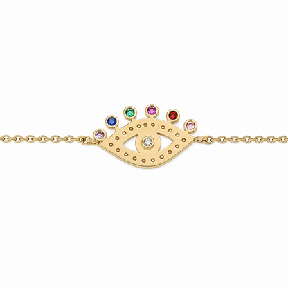 Evil Eye Diamond Bracelet