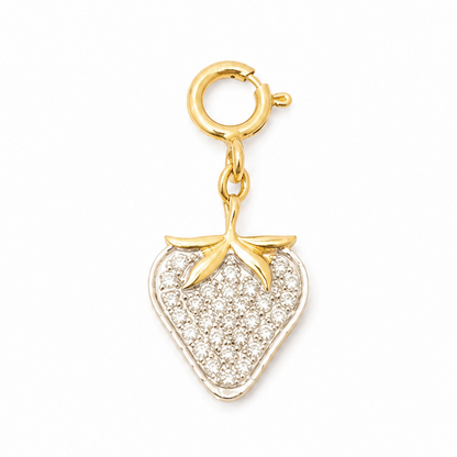 Strawberry Natural Diamond Charm