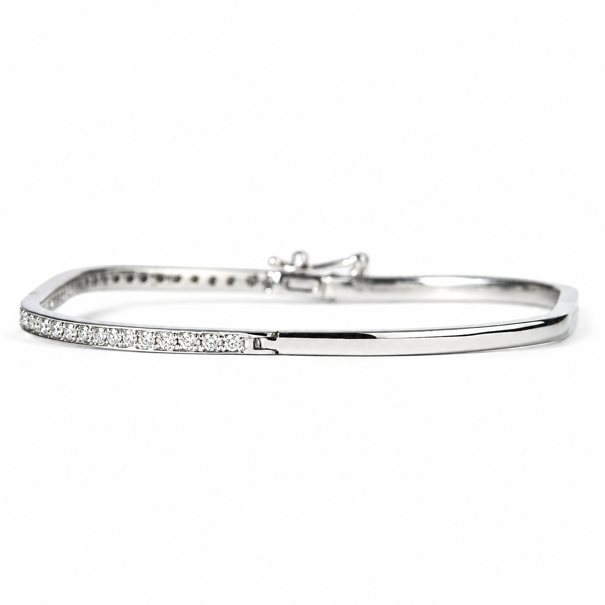 Slim Pavé Diamond Eternity Bracelet