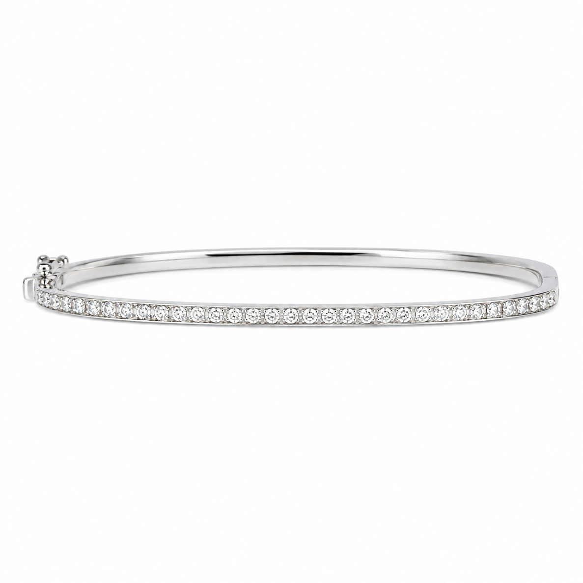 Slim Pavé Diamond Eternity Bracelet