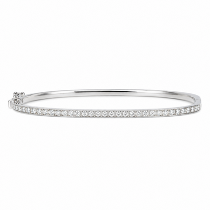 Slim Pavé Diamond Eternity Bracelet