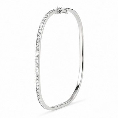Slim Pavé Diamond Eternity Bracelet