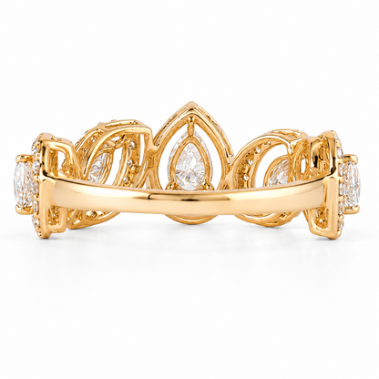 Multi-Shape Pear Marquise Diamond Eternity Ring