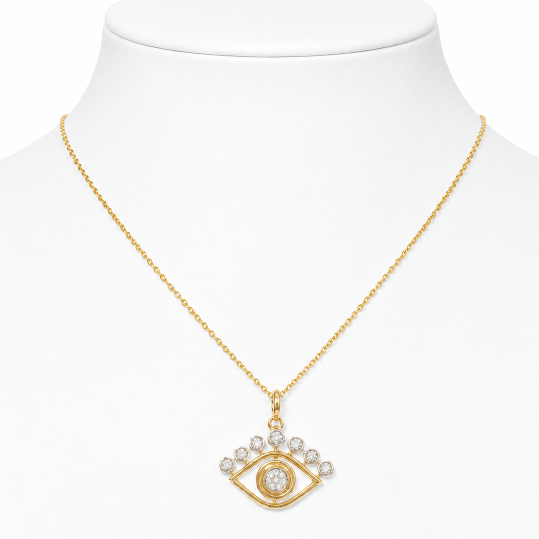 Evil Eye Diamond Charm