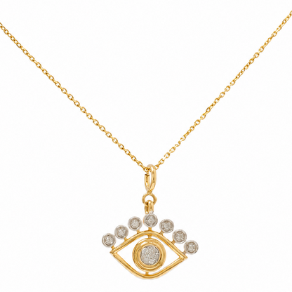 Evil Eye Diamond Charm