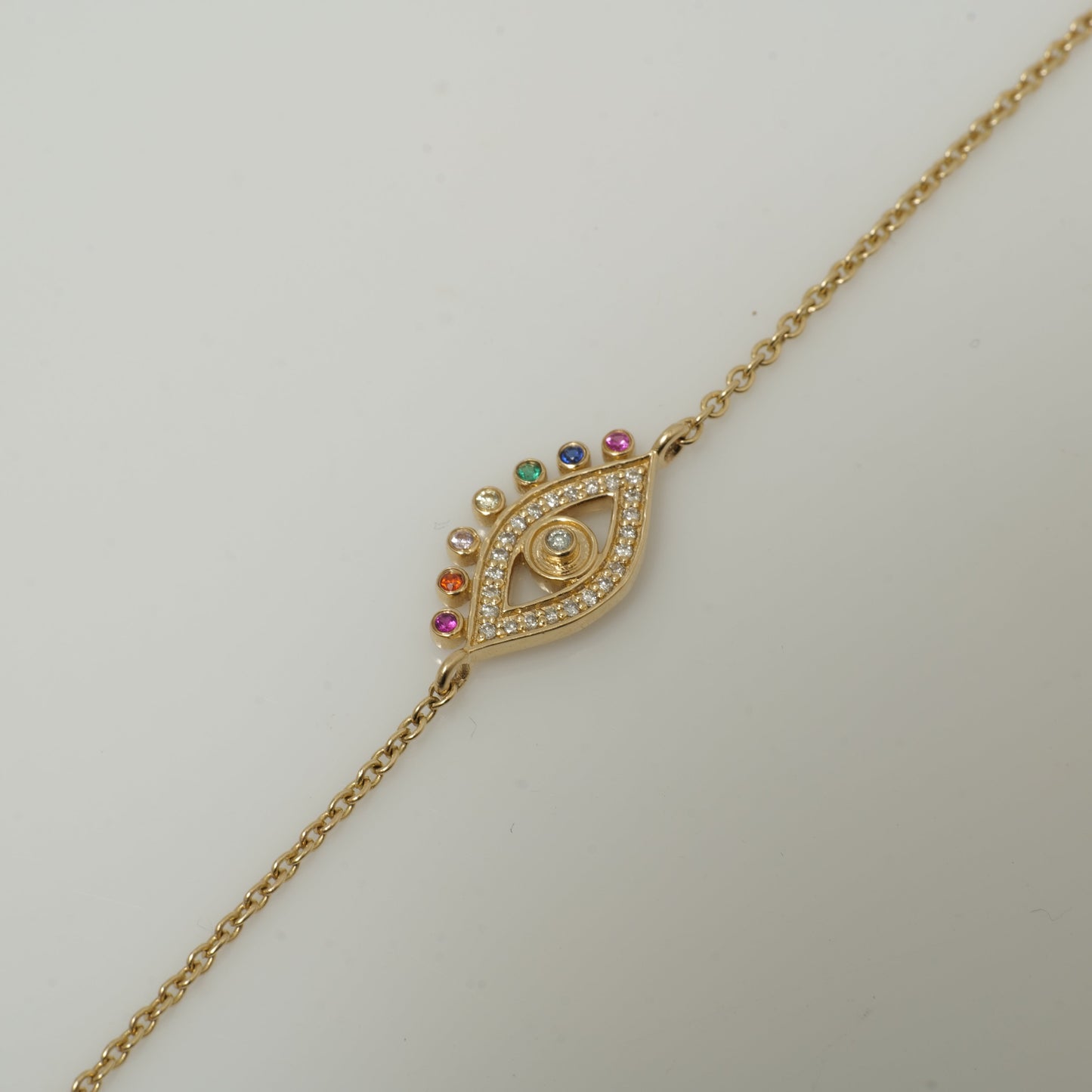 Evil Eye Diamond Bracelet