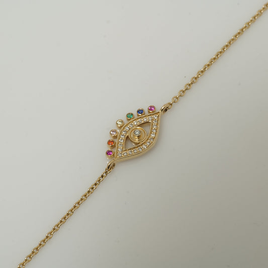 Evil Eye Diamond Bracelet
