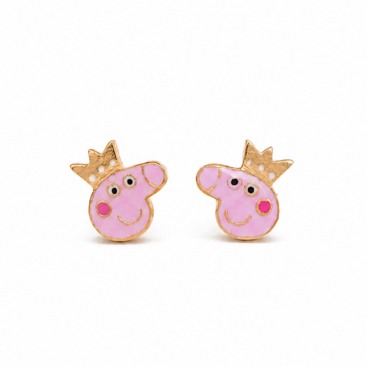 Kids Peppa Pig Stud Earrings
