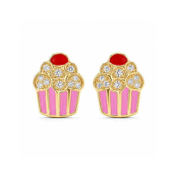 Cupcake Diamond Studs