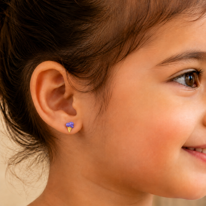 Kids Ice Cream Stud Earrings