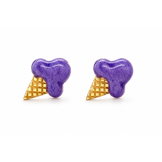 Kids Ice Cream Stud Earrings