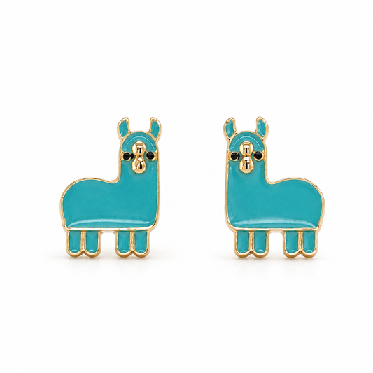 Kids Llama Stud Earrings