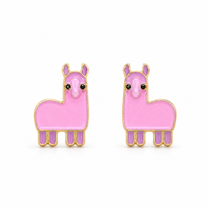 Kids Llama Stud Earrings
