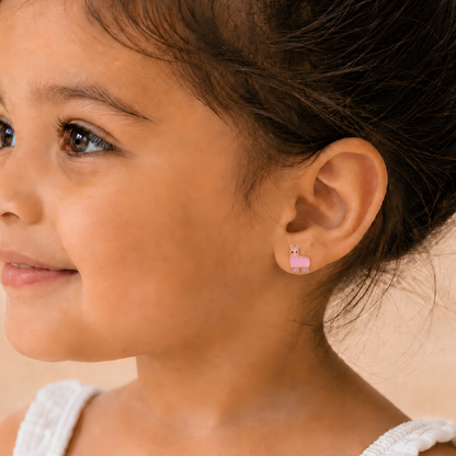 Kids Llama Stud Earrings
