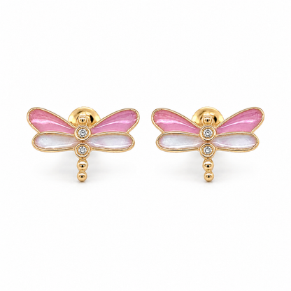 Kids Dragonfly Diamond Studs