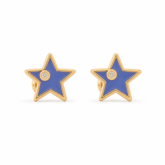 Star Diamond Kids Earrings